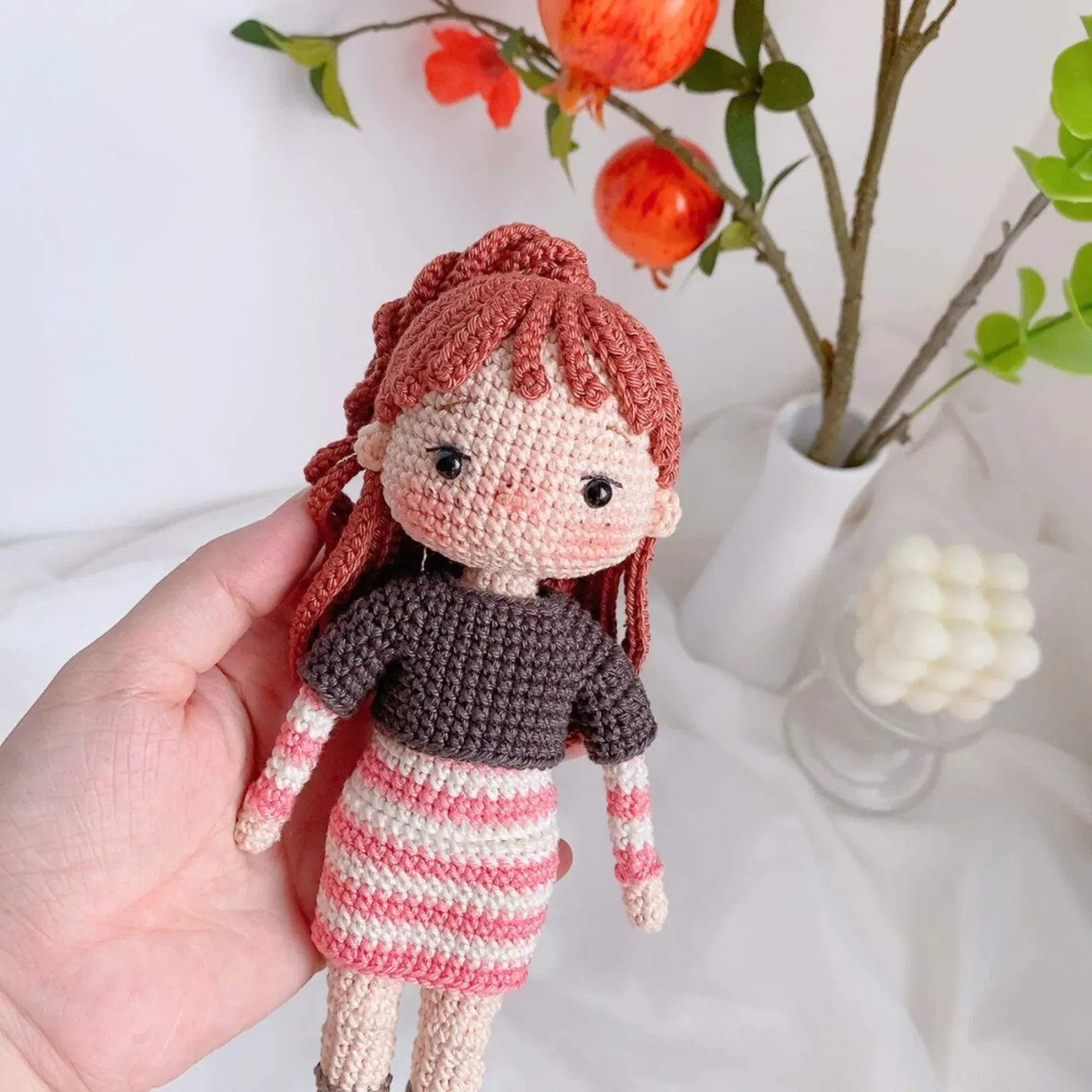 Julie Ginger Redhead amigurumi crochet pattern