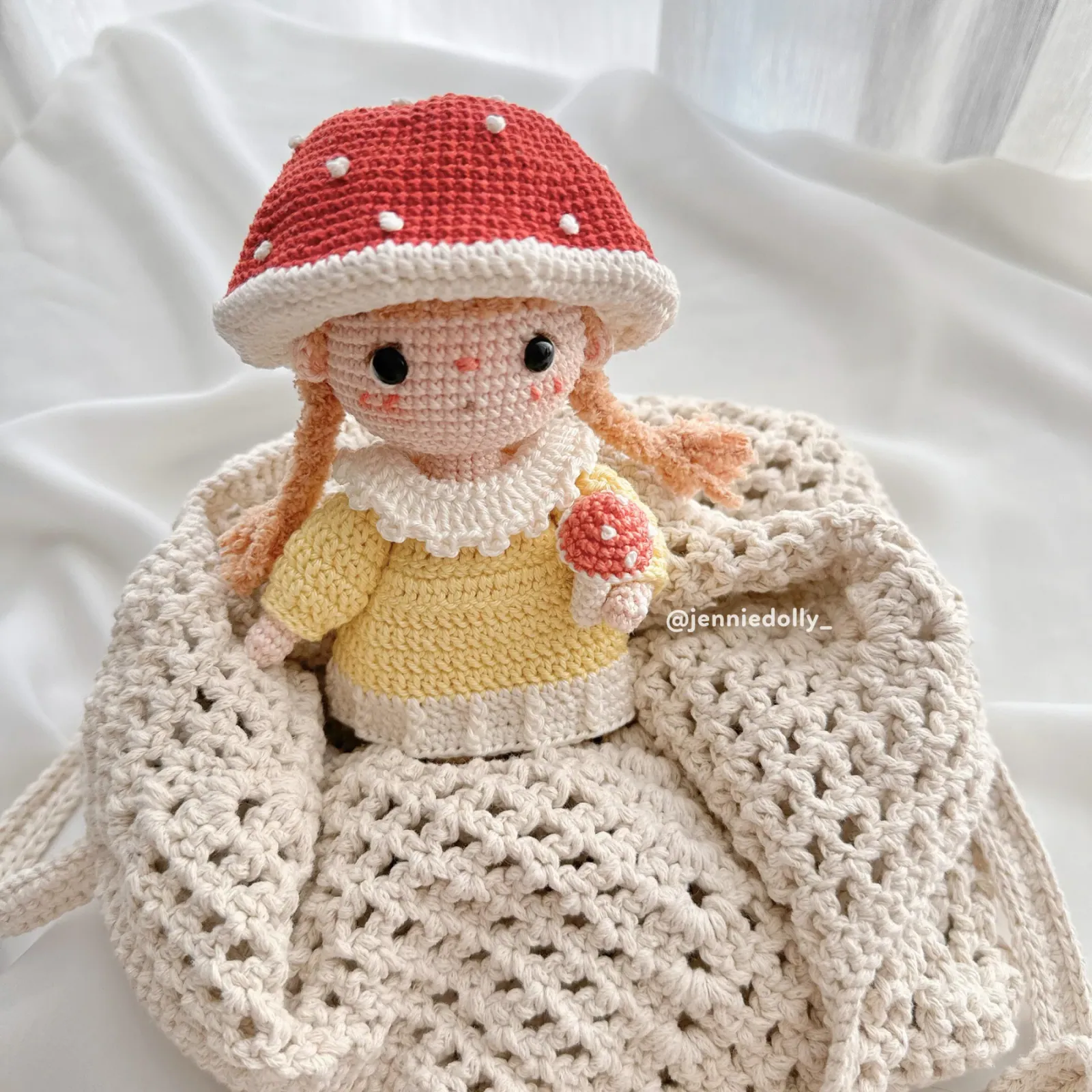 Kinoko Mushroom Doll amigurumi crochet pattern