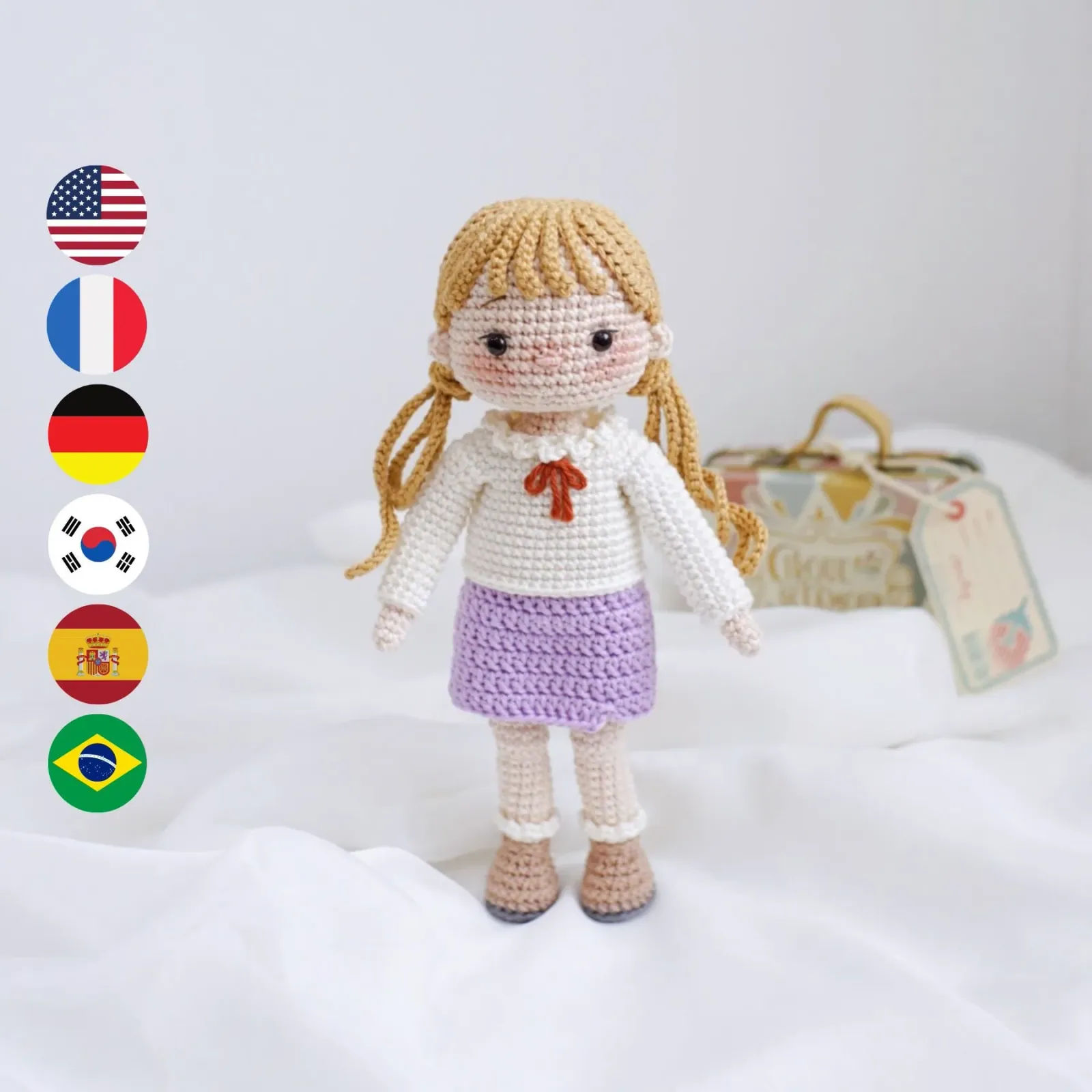Maya Doll amigurumi crochet pattern