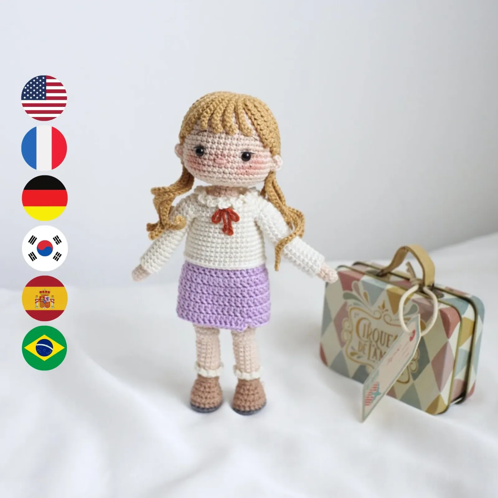 Maya Doll amigurumi crochet pattern