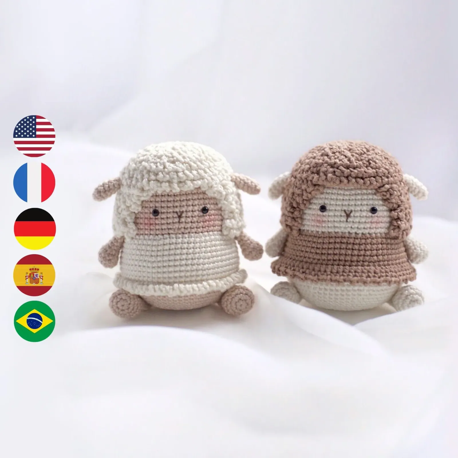 Pip the Lamb: Beginner-Friendly Doll amigurumi crochet pattern