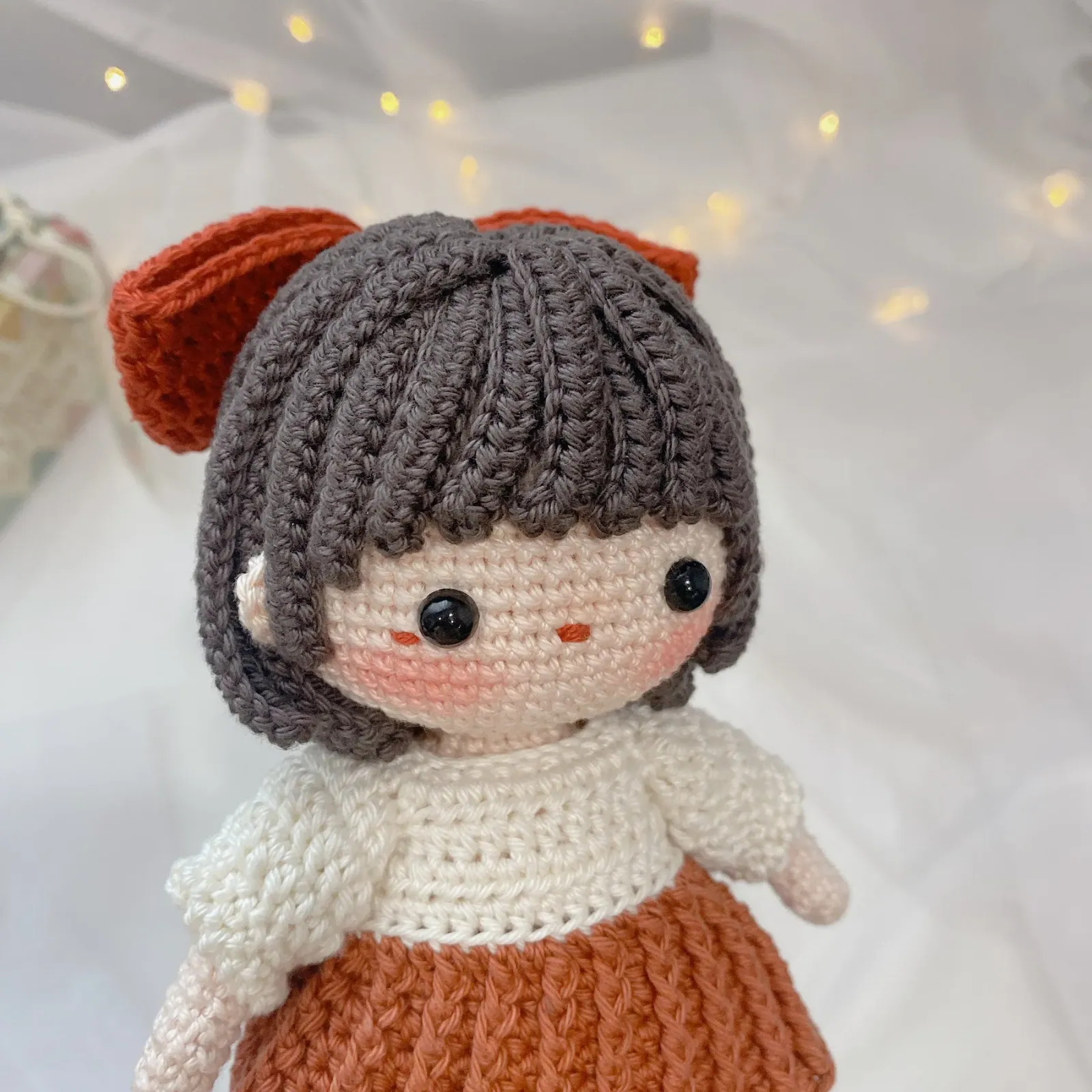 Rosie Doll amigurumi crochet pattern
